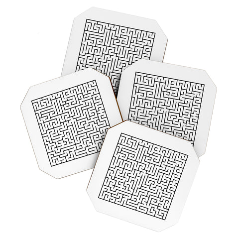 Three Of The Possessed Maze01 Coaster Set