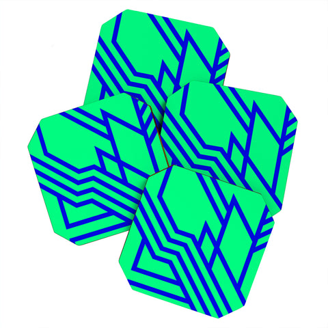 Three Of The Possessed Metro Deco 01 Coaster Set