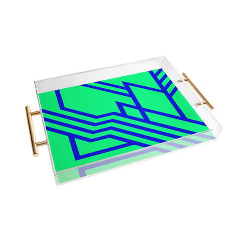 Three Of The Possessed Metro Deco 01 Acrylic Tray