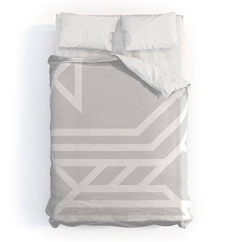 Three Of The Possessed Metro Deco 02 Duvet Cover