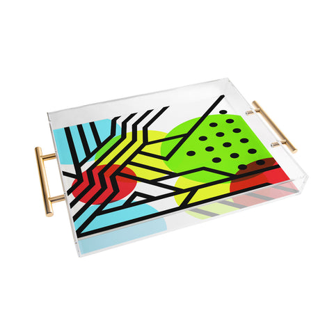 Three Of The Possessed Metro Deco 3 Acrylic Tray