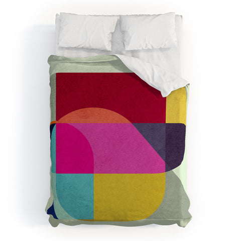 Three Of The Possessed Miro Miro Duvet Cover