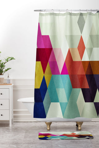 Three Of The Possessed Modele 7 Shower Curtain And Mat