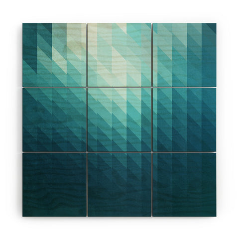 Three Of The Possessed Ocean Beneath Wood Wall Mural