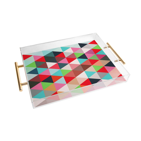 Three Of The Possessed Semaphore Acrylic Tray