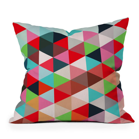 Three Of The Possessed Semaphore Outdoor Throw Pillow