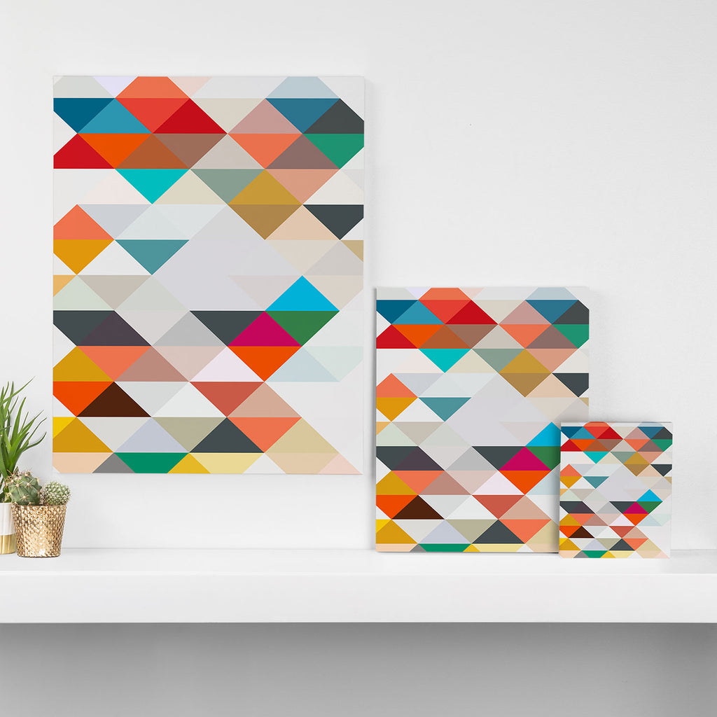 Deny Designs Three of the Possessed Geo Bear Canvas
