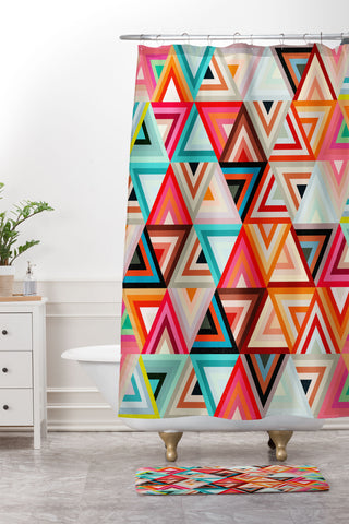 Three Of The Possessed Tess3 Shower Curtain And Mat