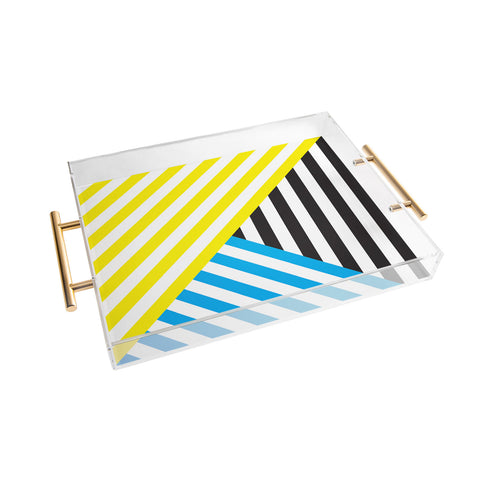 Three Of The Possessed Wave TriColour Acrylic Tray