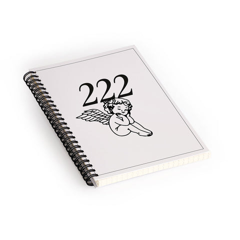 Tiger Spirit 222 Angel Number Poster Spiral Notebook