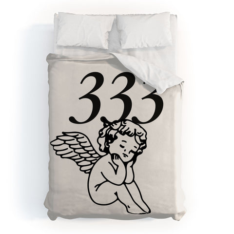 Tiger Spirit 333 Poster Duvet Cover