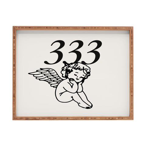 Tiger Spirit 333 Poster Rectangular Tray