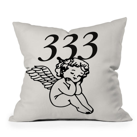 Tiger Spirit 333 Poster Throw Pillow