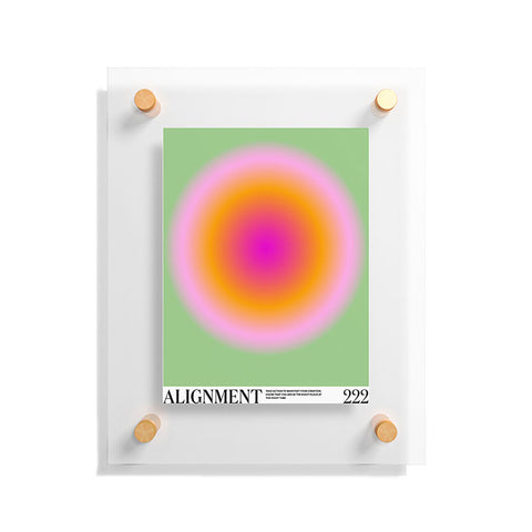 Tiger Spirit Angel Numbers Alignment Floating Acrylic Print