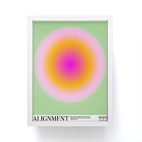 Tiger Spirit Angel Numbers Alignment Framed Mini Art Print