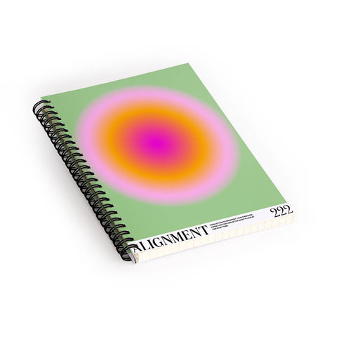 Tiger Spirit Angel Numbers Alignment Spiral Notebook