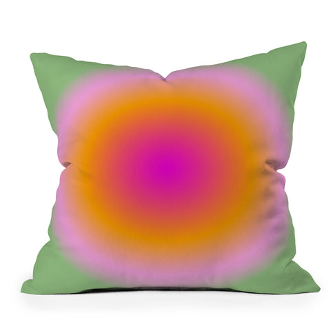 Tiger Spirit Angel Numbers Alignment Outdoor Throw Pillow