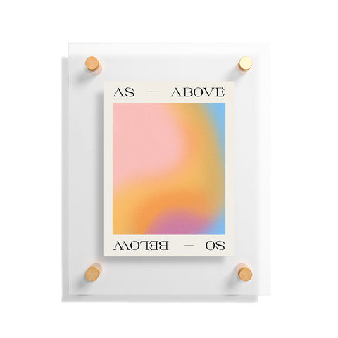 Tiger Spirit As Above So Below Print Floating Acrylic Print