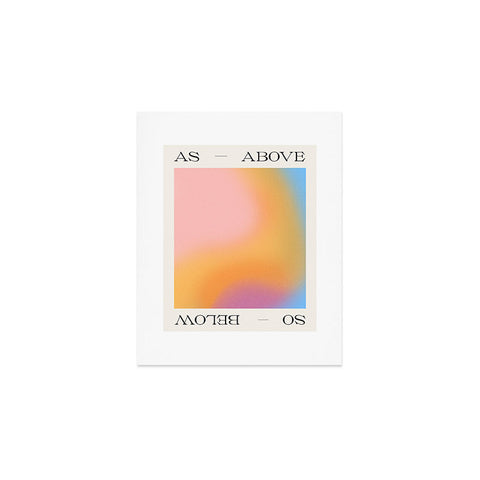 Tiger Spirit As Above So Below Print Art Print