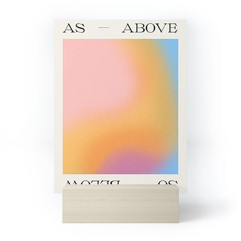 Tiger Spirit As Above So Below Print Mini Art Print