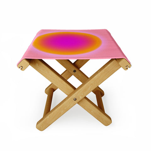 Tiger Spirit Gradient Angel Number Support Folding Stool