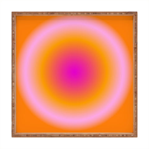 Tiger Spirit Gradient Angel Numbers Luck Square Tray