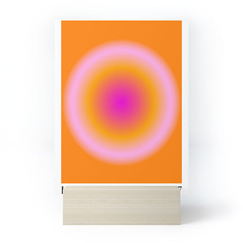 Tiger Spirit Gradient Angel Numbers Luck Mini Art Print