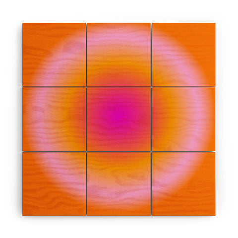 Tiger Spirit Gradient Angel Numbers Luck Wood Wall Mural