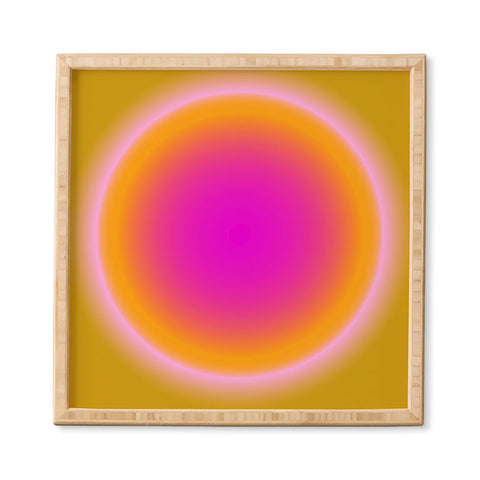 Tiger Spirit Gradient Angel Numbers Protect Framed Wall Art