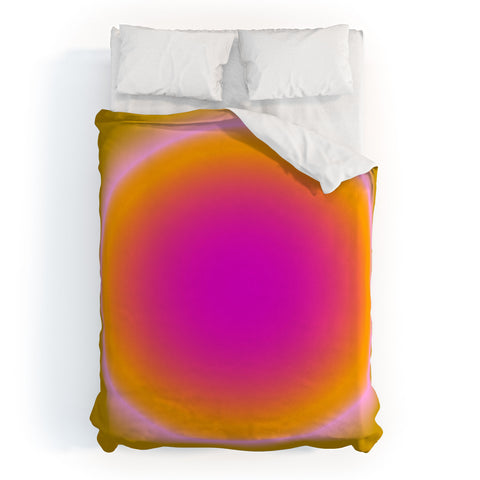 Tiger Spirit Gradient Angel Numbers Protect Duvet Cover