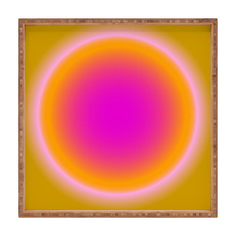 Tiger Spirit Gradient Angel Numbers Protect Square Tray