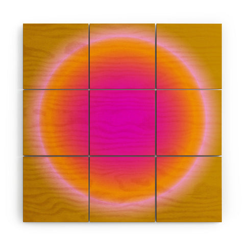 Tiger Spirit Gradient Angel Numbers Protect Wood Wall Mural