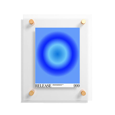 Tiger Spirit Gradient Angel Numbers Release Floating Acrylic Print