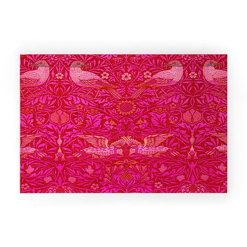Tiger Spirit Indian Summer Rich Pink Welcome Mat