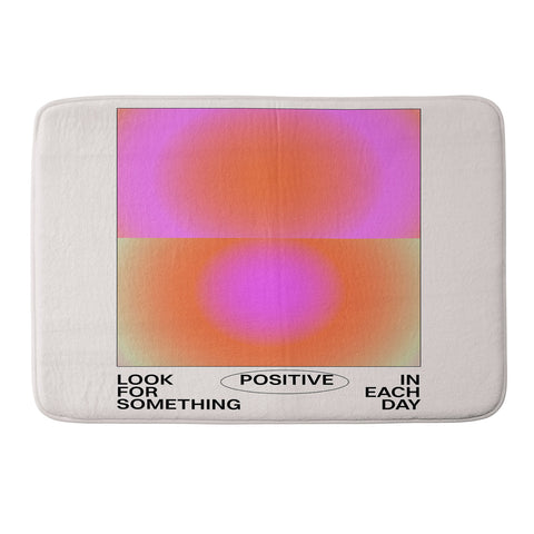 Tiger Spirit Look For Something Positive Memory Foam Bath Mat
