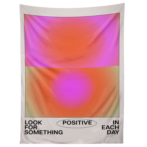 Tiger Spirit Look For Something Positive Tapestry