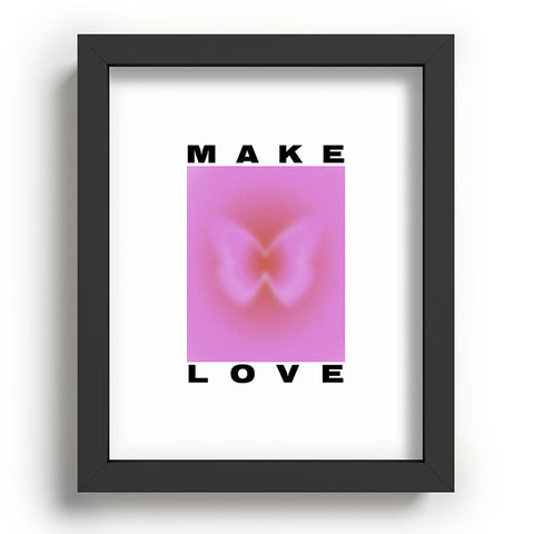 Tiger Spirit Make Love Art Print Recessed Framing Rectangle