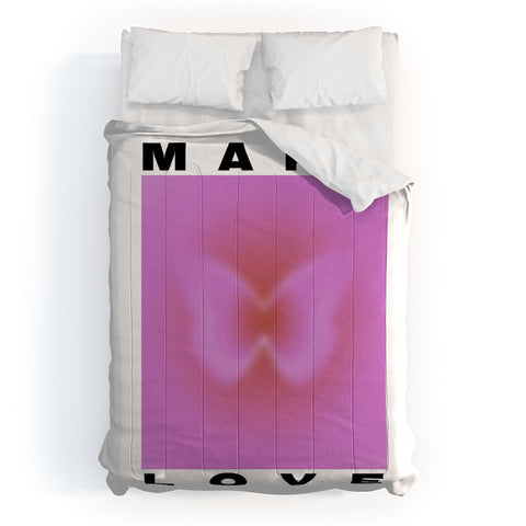 Tiger Spirit Make Love Art Print Comforter