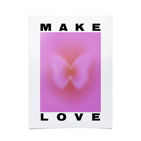 Tiger Spirit Make Love Art Print Poster