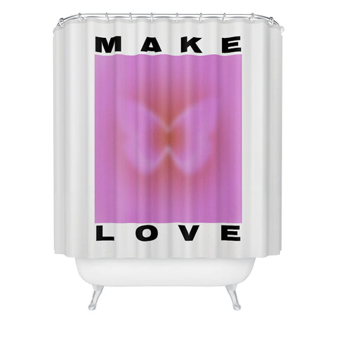 Tiger Spirit Make Love Art Print Shower Curtain
