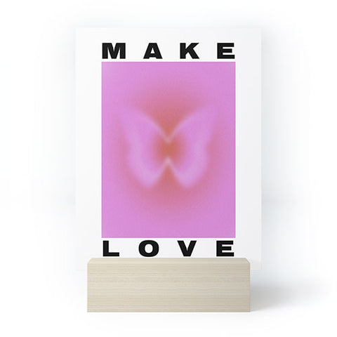 Tiger Spirit Make Love Art Print Mini Art Print