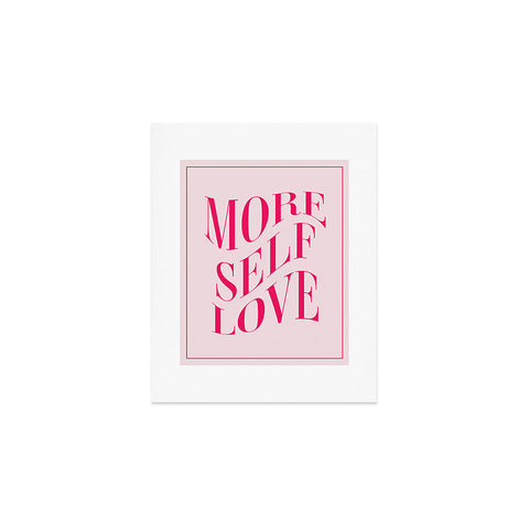 Tiger Spirit More Self Love Pink Art Print