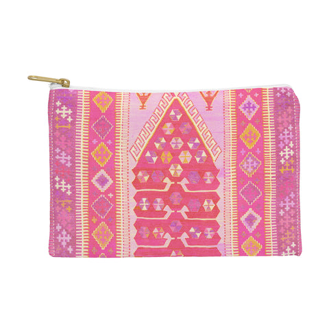 Tiger Spirit Persian Rug Shades of Pink Pouch