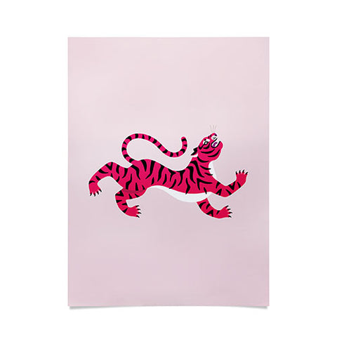 Tiger Spirit Pink Tiger Poster