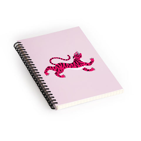 Tiger Spirit Pink Tiger Spiral Notebook