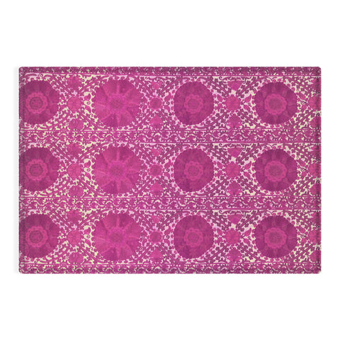 Tiger Spirit Pink Vintage Rug Outdoor Rug