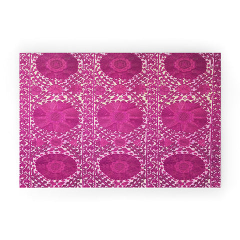 Tiger Spirit Pink Vintage Rug Welcome Mat