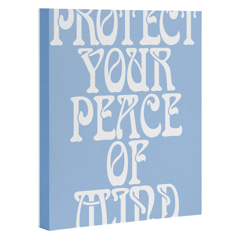 Tiger Spirit Protect Your Peace Poster Art Canvas