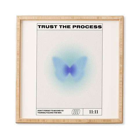 Tiger Spirit Trust The Process I Framed Wall Art