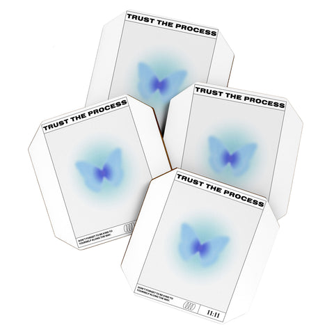 Tiger Spirit Trust The Process I Coaster Set
